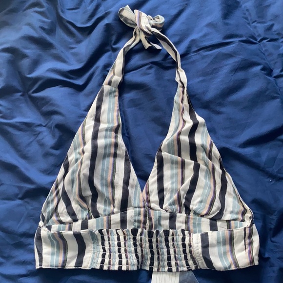 Striped Urban Outfitter halter top, size medium - Picture 2 of 3
